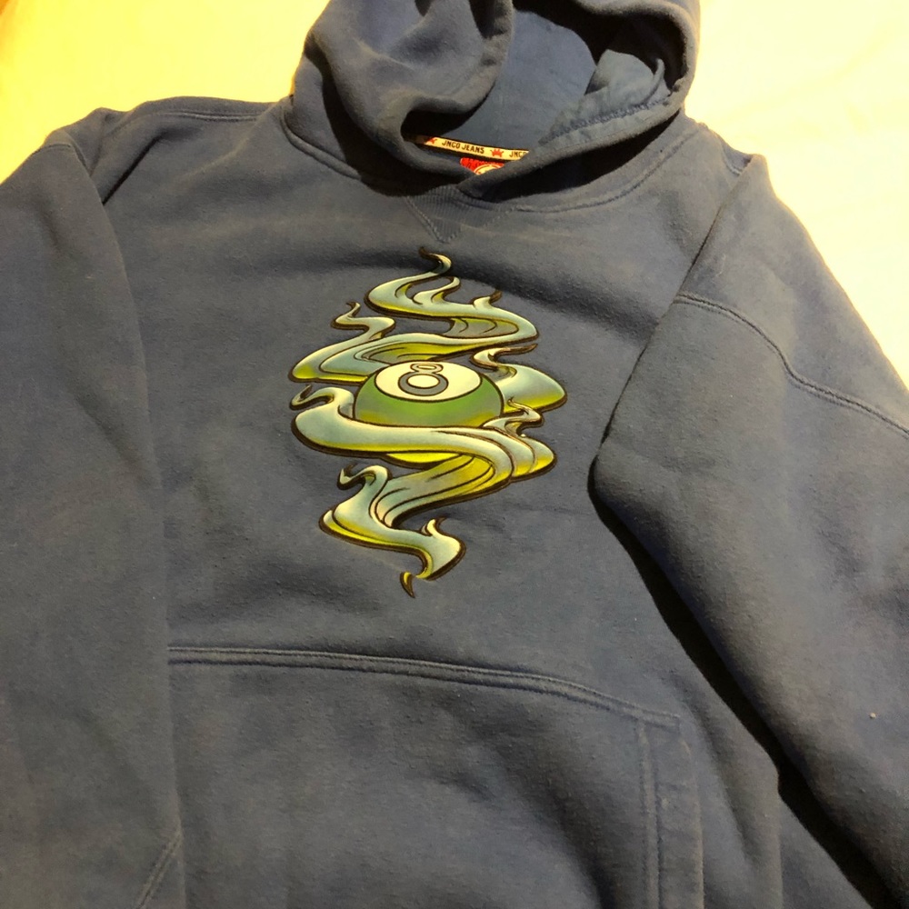 Men’s Jnco hoodie, blue, 2XL